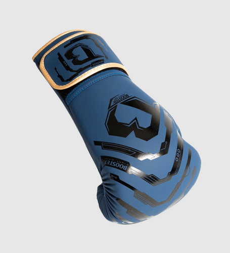 Booster Boxhandschuhe Youth Elite Kids -Blau/Schwarz/Gold - The Fight Company Deutschland