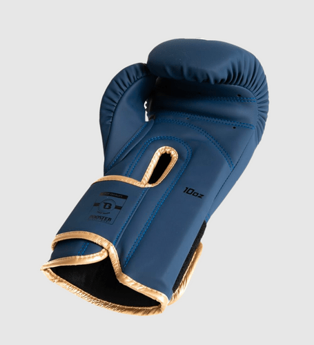 Booster Boxhandschuhe Youth Elite Kids -Blau/Schwarz/Gold - The Fight Company Deutschland