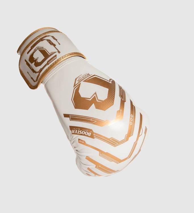 Booster Boxhandschuhe Youth Elite Kids - Weiss/Gold - The Fight Company Deutschland