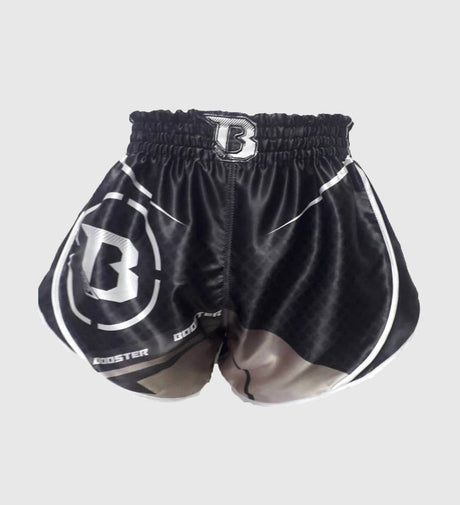 Booster Kickboxhosen B Force 2 - Schwarz/Grau/Weiss - The Fight Company Deutschland