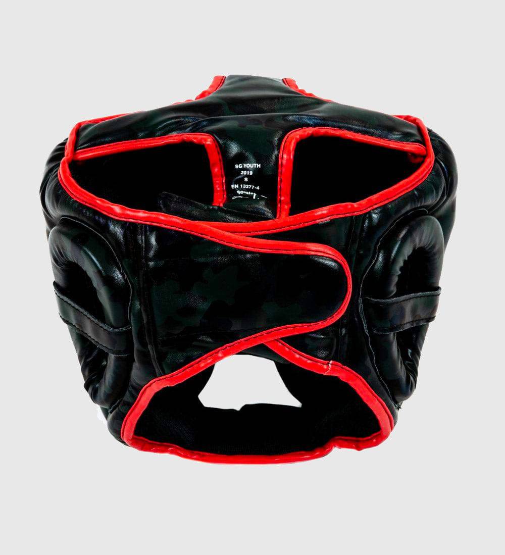 Booster Kopfschutz HGL2 Kids - Schwarz/Grau/Rot - The Fight Company Deutschland