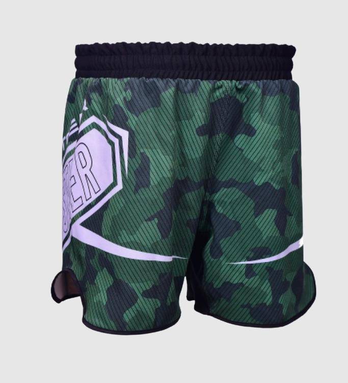 Booster MMA Shorts B Force 3 - Grun/Schwarz/Weiss - The Fight Company Deutschland