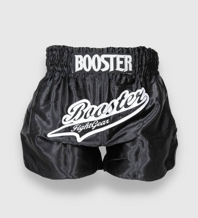 Booster Muay Thai Shorts Slugger - Schwarz/Weiss - The Fight Company Deutschland