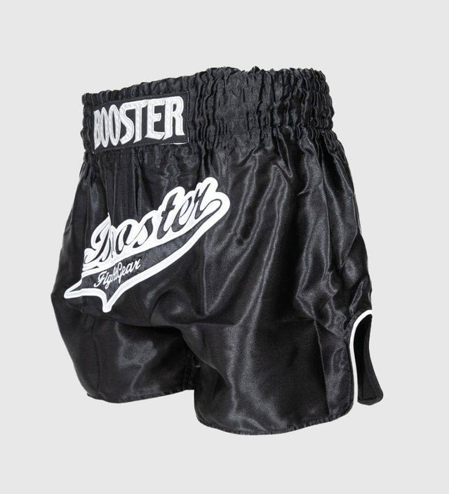 Booster Muay Thai Shorts Slugger - Schwarz/Weiss - The Fight Company Deutschland