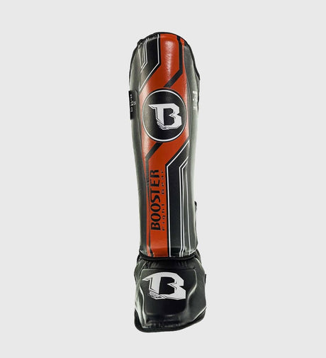 Booster Schienbeinschoner V9 - Schwarz/Rot - The Fight Company Deutschland