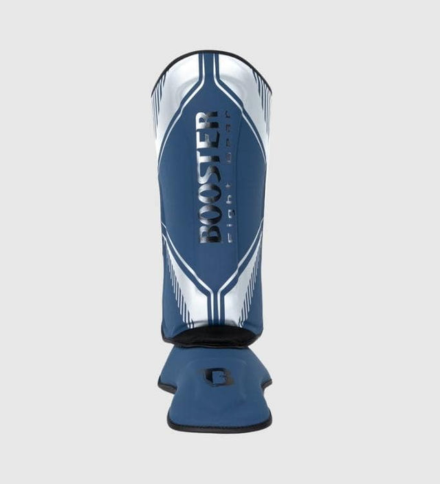 Booster Schienbeinschoner Bangkok - Blau/Silber - The Fight Company Deutschland