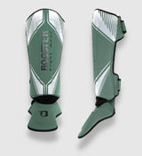 Booster Schienbeinschoner Bangkok - Grün/Silber - The Fight Company Deutschland