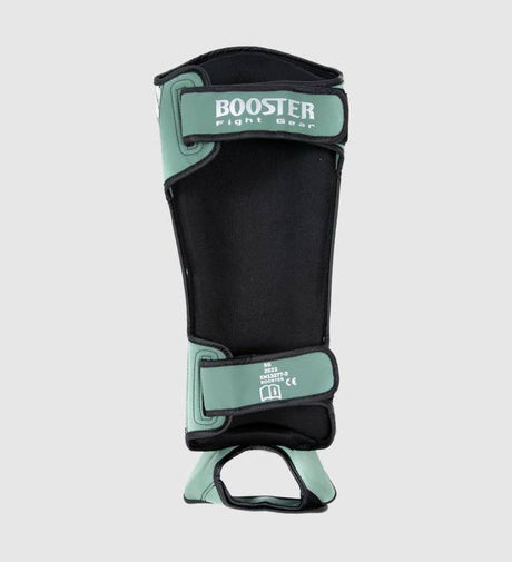 Booster Schienbeinschoner Bangkok - Grün/Silber - The Fight Company Deutschland