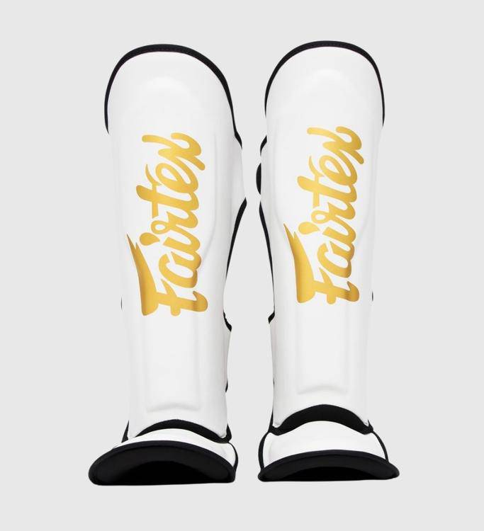 Fairtex Schienbeinschoner FXB - Weiss/Gold - The Fight Company Deutschland