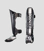 Booster Schienbeinschoner V3 - Schwarz/Silber - The Fight Company Deutschland
