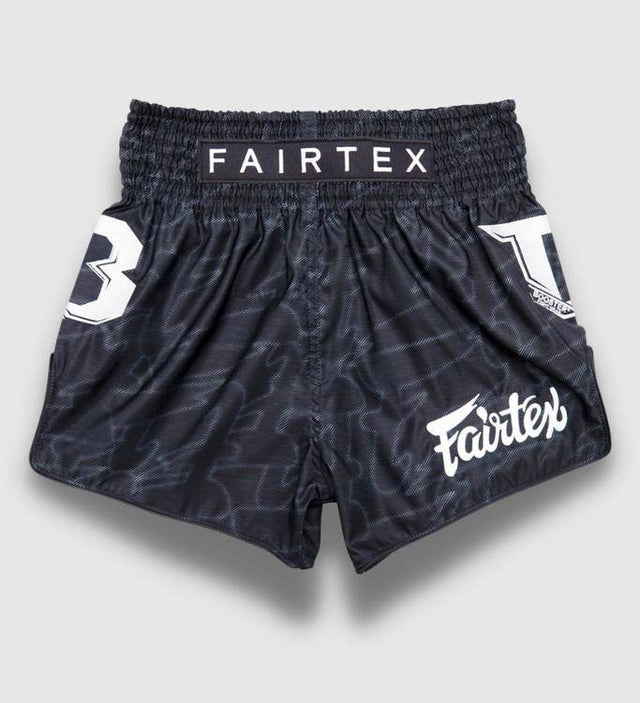 Fairtex X Booster Kickboks Broekje - Zwart/Wit - The Fight Company Deutschland