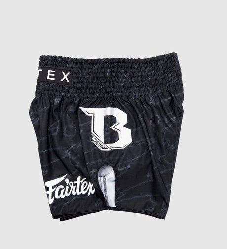 Fairtex X Booster Kickboks Broekje - Zwart/Wit - The Fight Company Deutschland