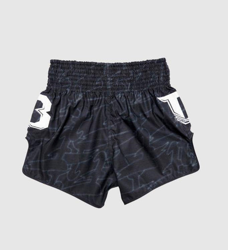 Fairtex X Booster Kickboks Broekje - Zwart/Wit - The Fight Company Deutschland