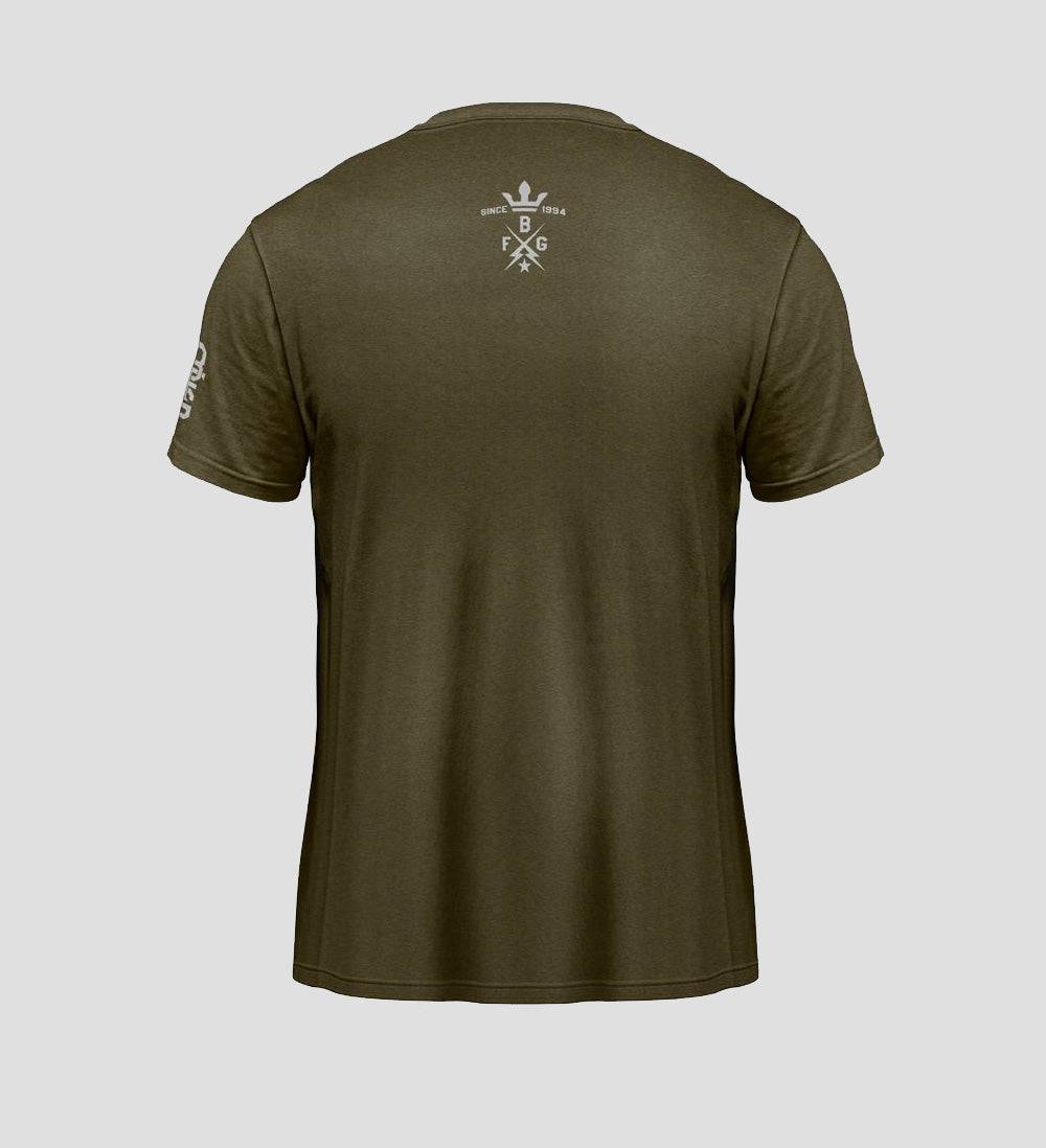 Booster T-shirt Slugger - Kaki Grün - The Fight Company Deutschland