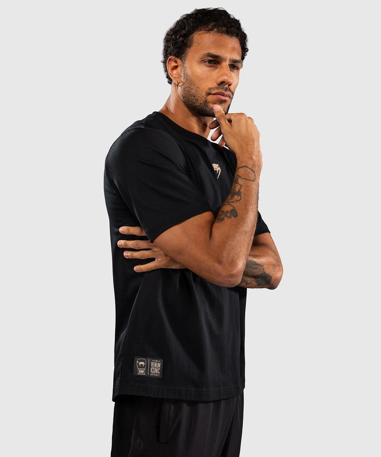 Venum T-Shirt Fight Icon – Schwarz