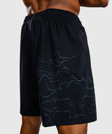 Venum Trainingsshorts Thunder Dragon - Schwarz/Grau/Kupfer