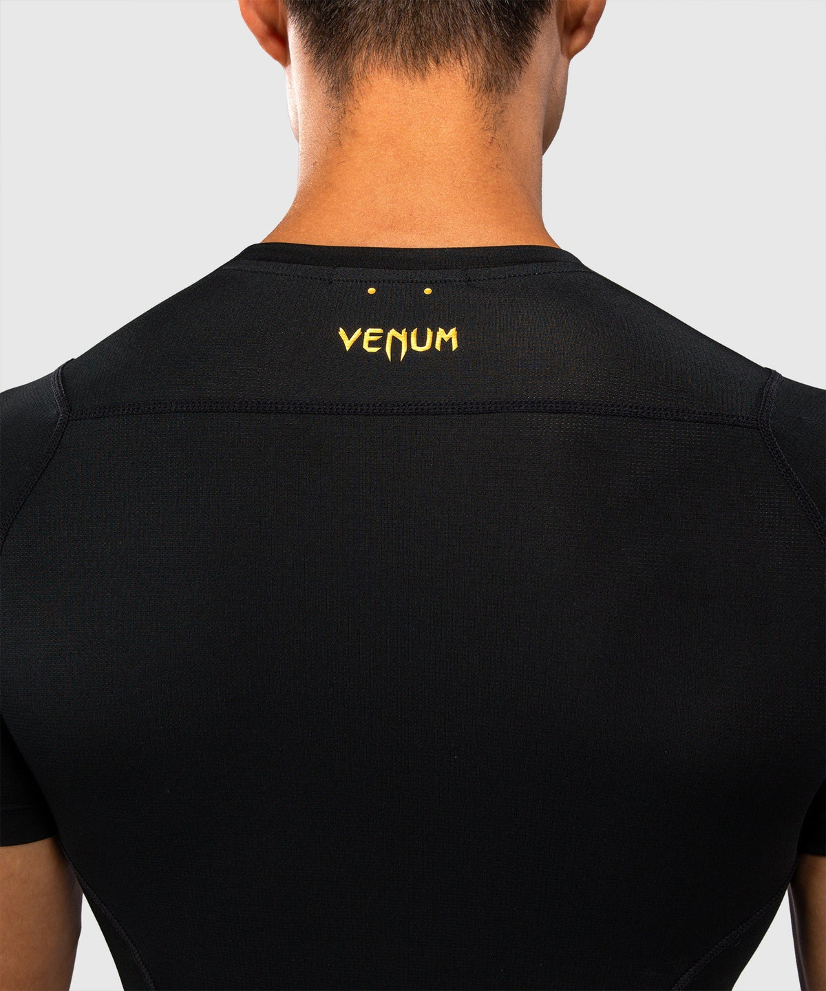 Venum Rashguard G-Core Kurzarm - Schwarz/Gold