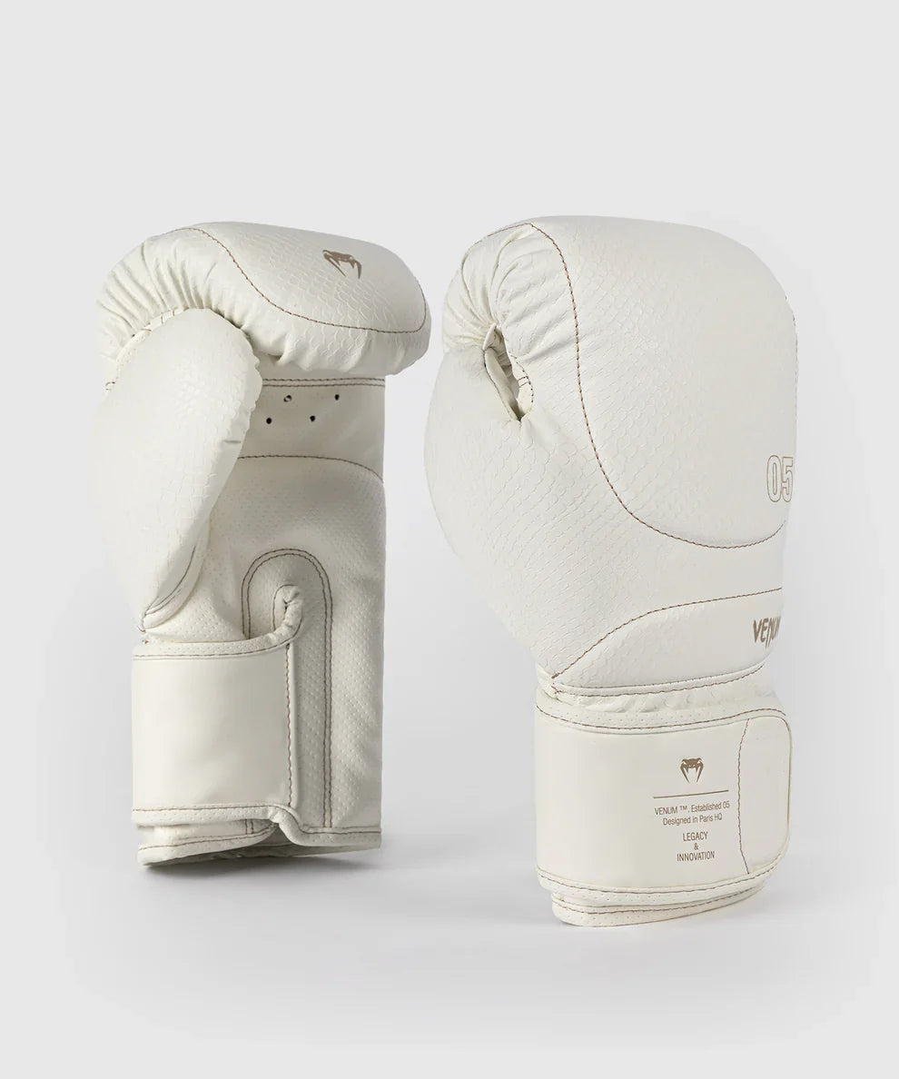 Venum Boxhandschuhe Impact Evo Scales – Elfenbeinweiss