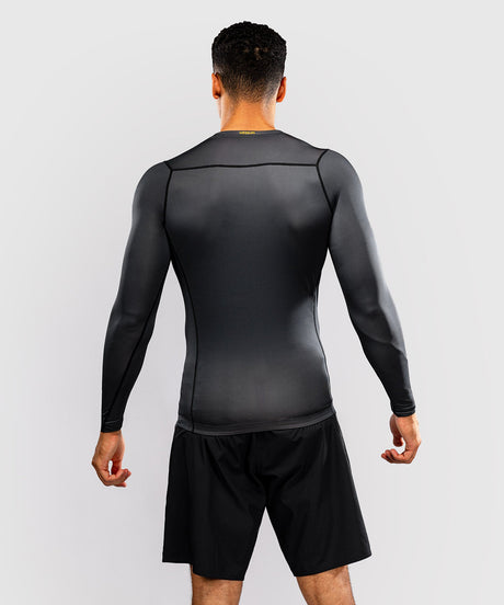 Venum Rashguard Attack Lange Ärmel - Schwarz/Gold