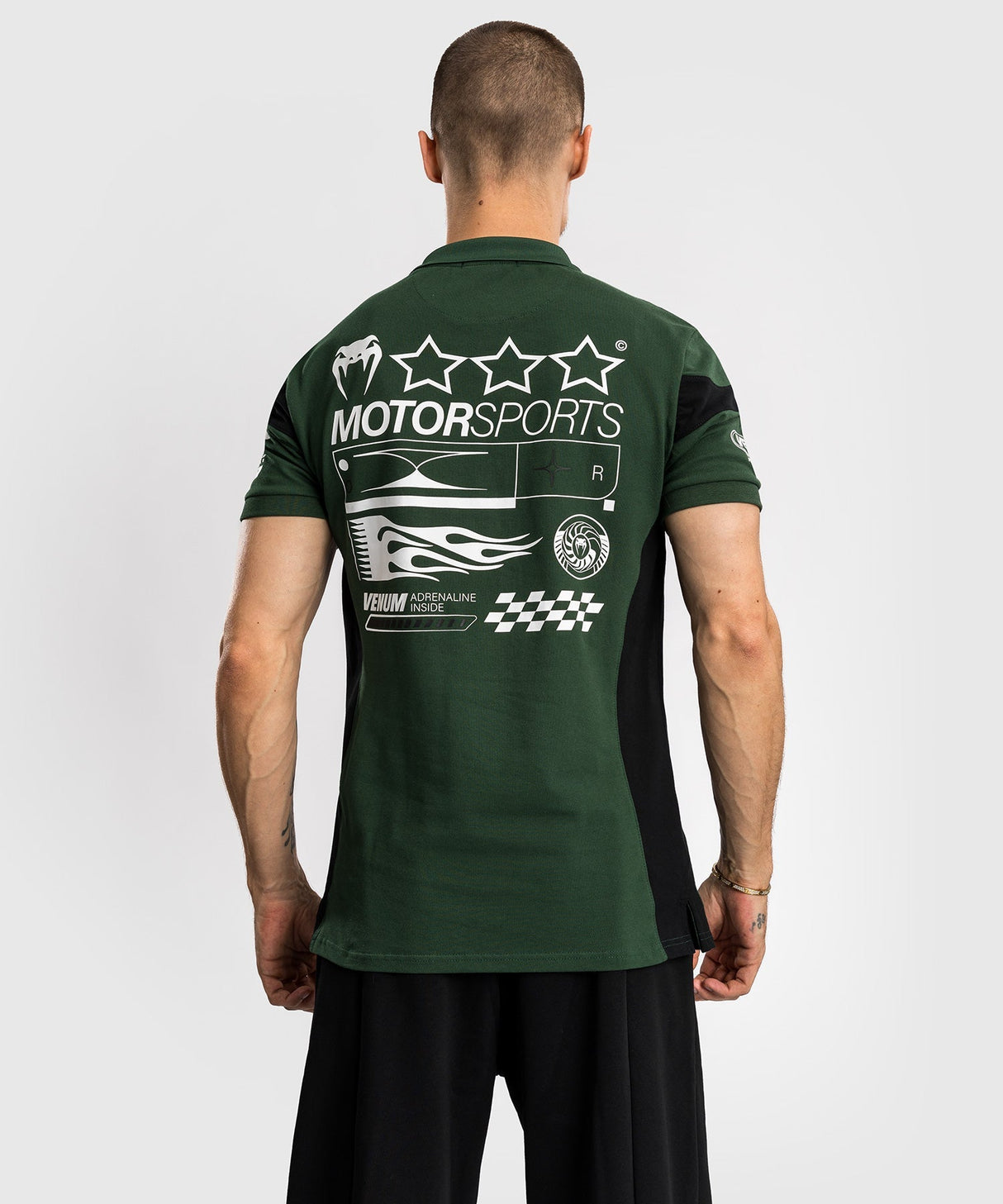 Venum Motorsport Polo - Tiefgrün