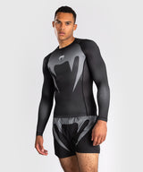 Venum No Gi Rashguard Langarm – Schwarz/Silber