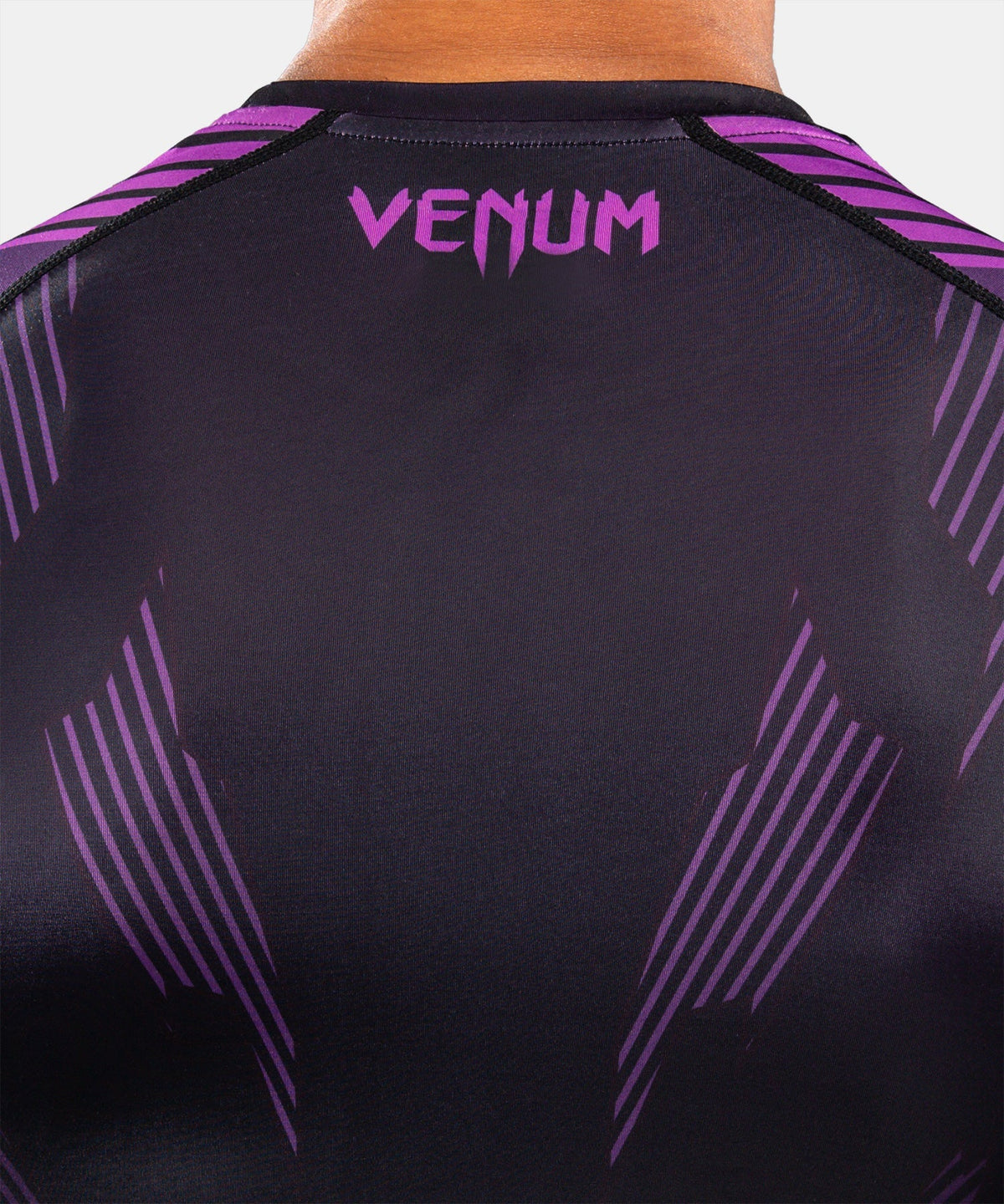Venum Rashguard No-Gi 6.0 Kurzarm - Schwarz/Lila