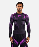 Venum Rashguard No-Gi 6.0 Lange Ärmel - Schwarz/Lila