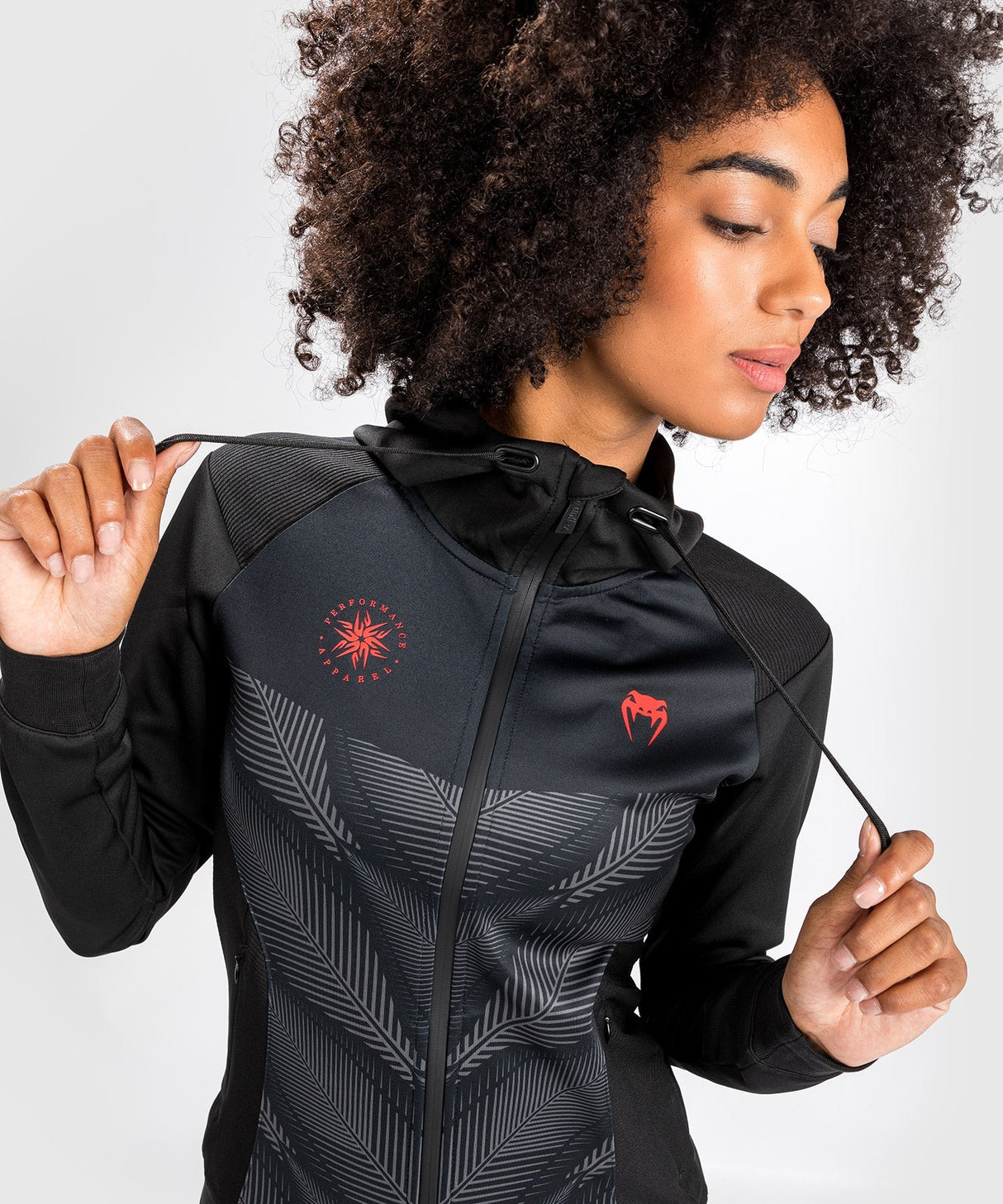 Venum Hoodie Phantom - Schwarz/Rot