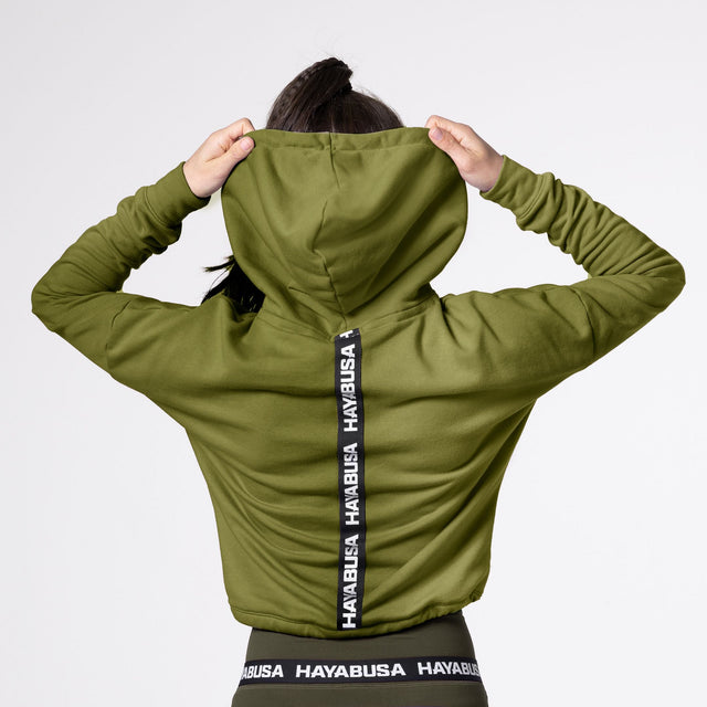 Hayabusa Hoodie Cozy Fleece Damen - Olivgrün