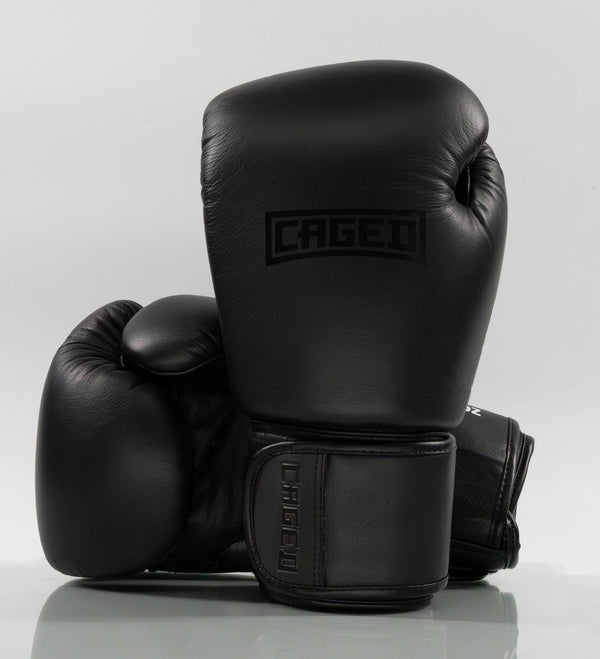 Caged Boxhandschuhe Nero - Schwarz/Schwarz