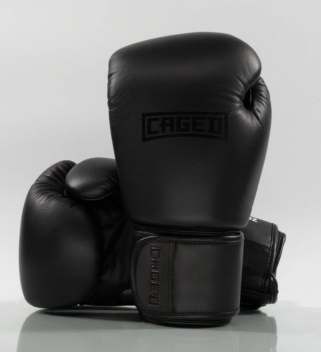 Caged Boxhandschuhe Nero - Schwarz/Schwarz - The Fight Company Deutschland