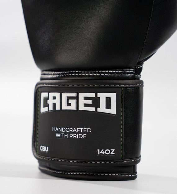Caged Boxhandschuhe 'X' Series - Schwarz/Weiss - The Fight Company Deutschland