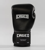 Caged Boxhandschuhe 'X' Series - Schwarz/Weiss - The Fight Company Deutschland
