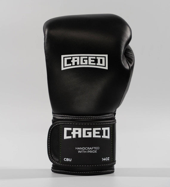 Caged Boxhandschuhe 'X' Series - Schwarz/Weiss - The Fight Company Deutschland