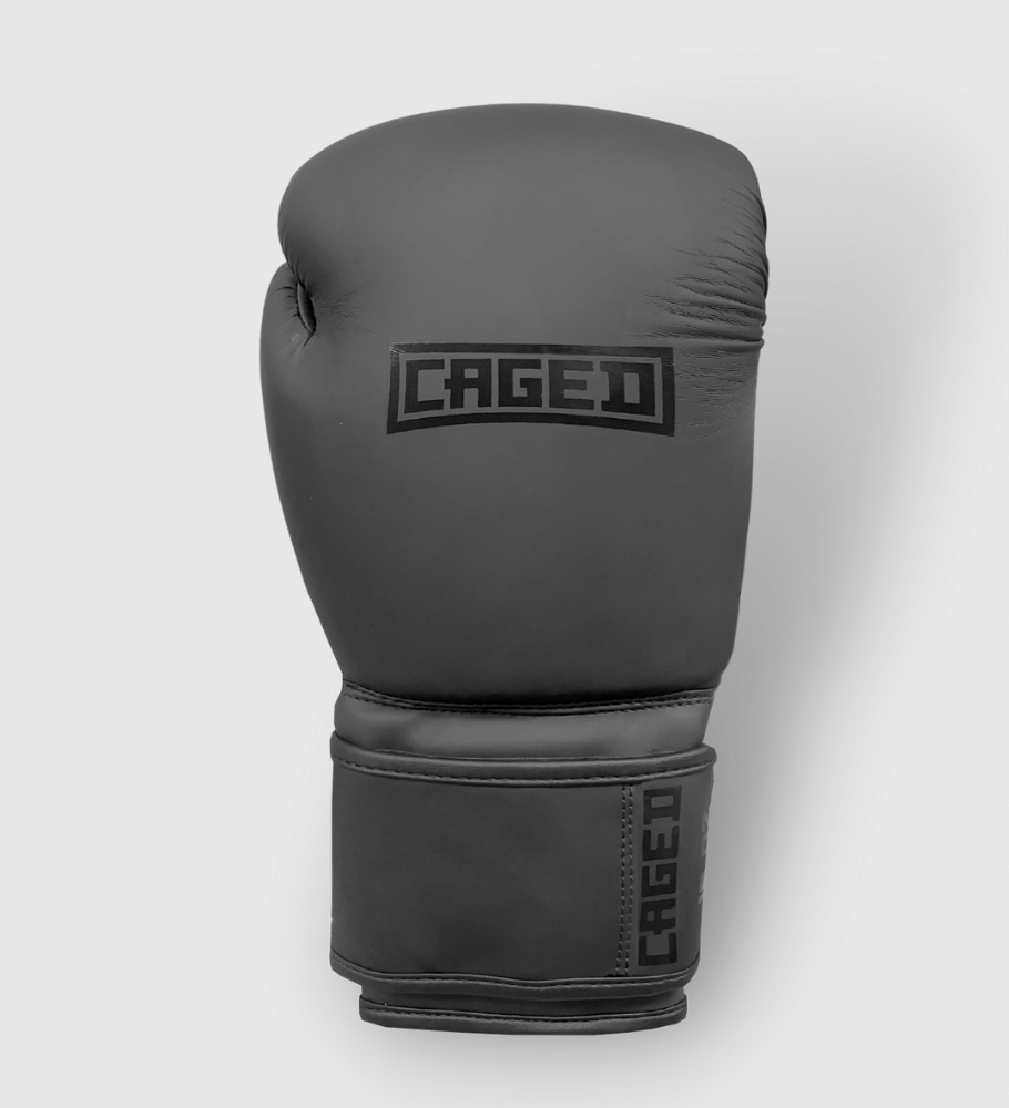 Caged Boxhandschuhe Shadow - Schwarz/Schwarz - The Fight Company Deutschland