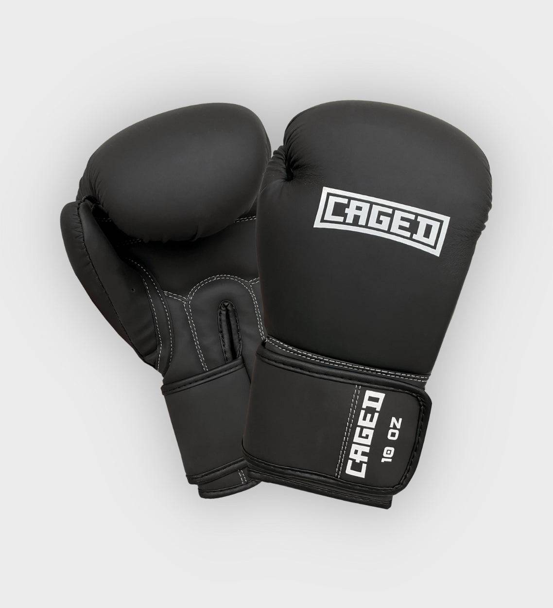 Caged Boxhandschuhe Shadow - Schwarz/Weiss - The Fight Company Deutschland