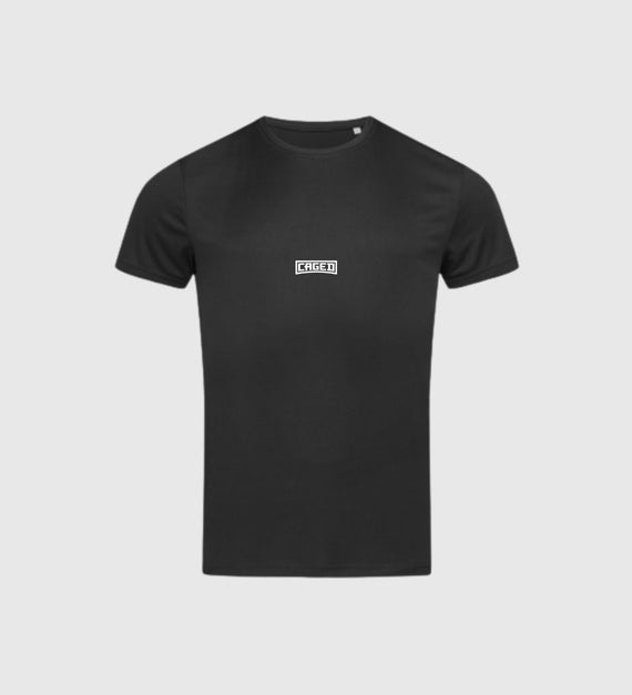 Caged T-Shirt Active Dry Victory - Schwarz/Weiss - The Fight Company Deutschland