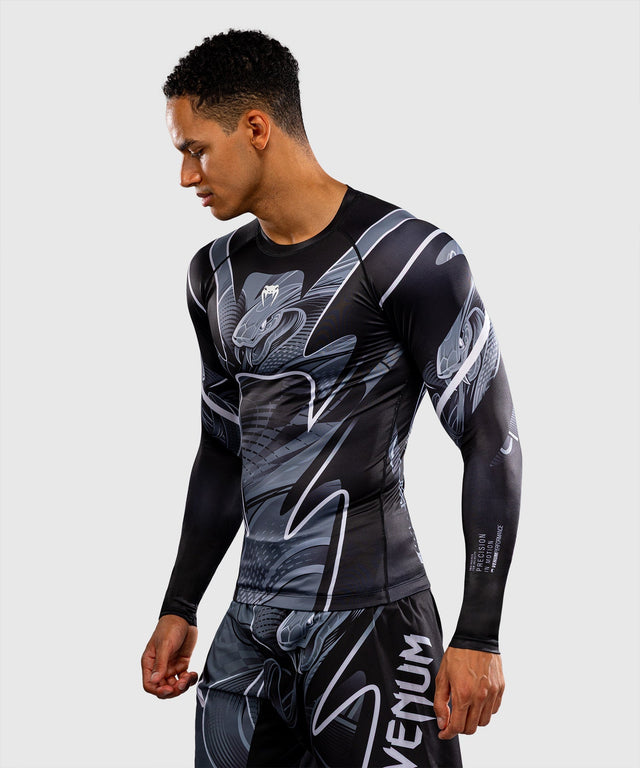 Venum Rashguard Crimson Viper 2.0 Langarm - Schwarz/Grau