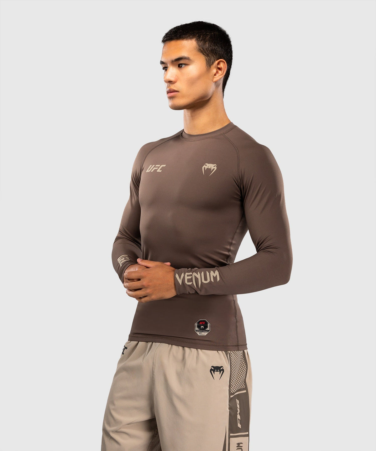 Venum UFC Rashguard Unity Lange Ärmel - Braun
