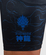 Venum Kompressionshose Thunder Dragon - Schwarz/Königsblau