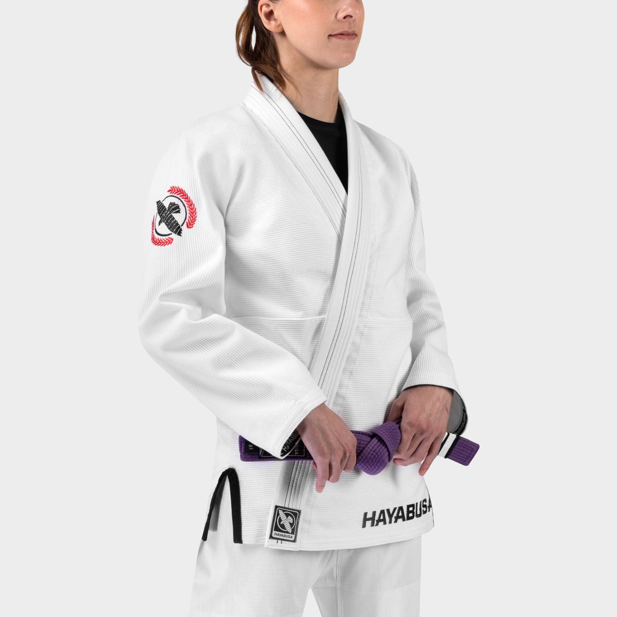 Hayabusa BJJ Gi Jacke Valor Lightweight Damen - Weiß