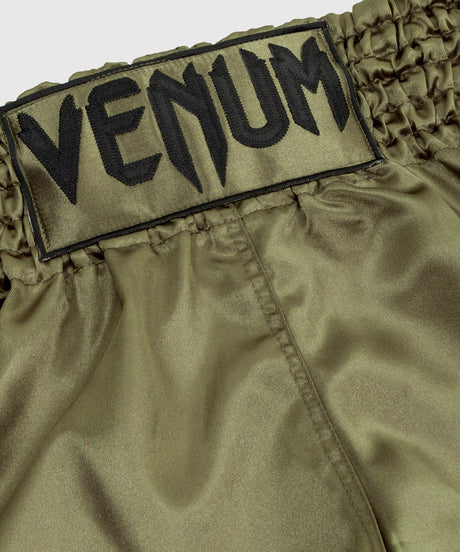Venum Muay Thai Shorts Classic - Kaki Grün