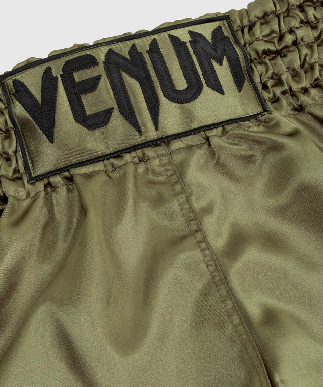 Venum Muay Thai Shorts Classic - Kaki Grün