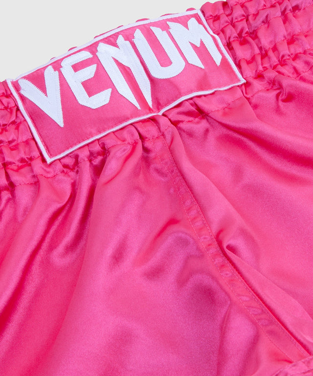 Venum Muay Thai Shorts Classic - Pink/Weiss