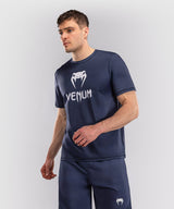 Venum T-Shirt Classic Dry Tech – Marineblau/Weiß