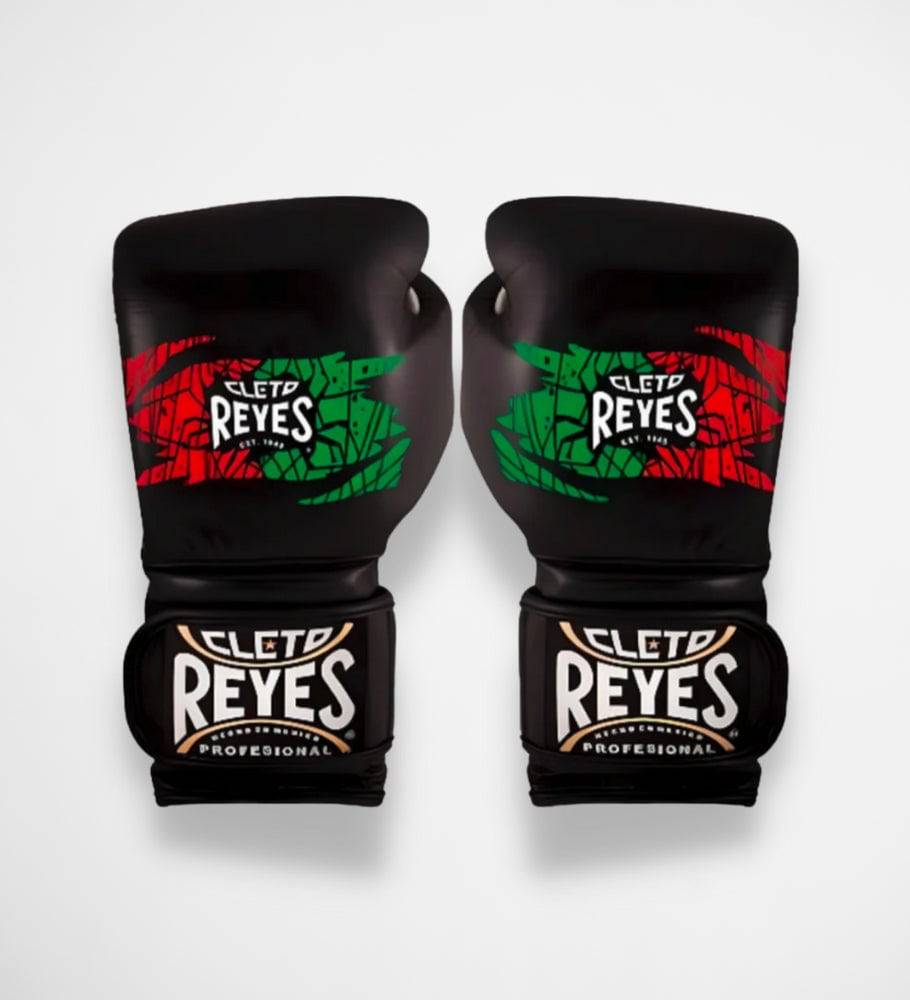 Cleto Reyes Boxhandschuhe 'Mexico' - Schwarz/Grün/Rot - The Fight Company Deutschland