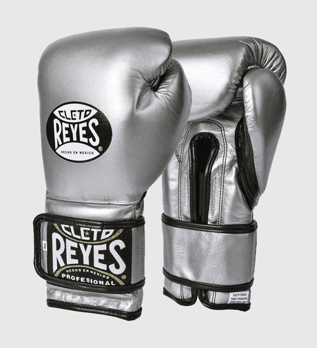 Cleto Reyes Boxhandschuhe Sparring - Silber - The Fight Company Deutschland