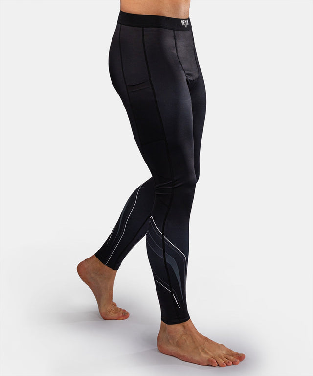Venum Kompressionshose Streamline - Schwarz/Weiß