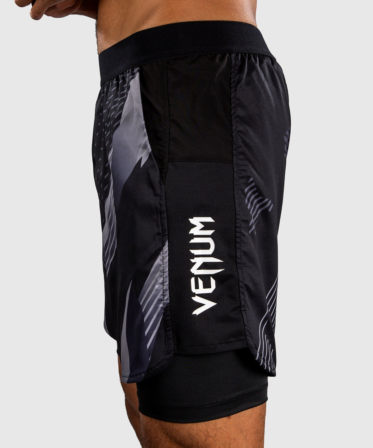 Venum Kompressionsshorts No-Gi 6.0 - Schwarz/Weiß