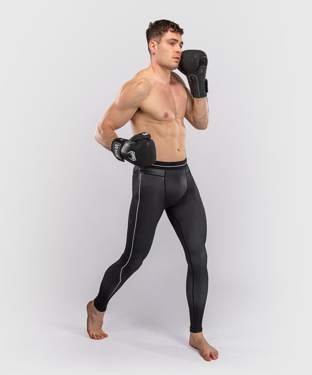 Venum Kompressionshose Stealth - Schwarz/Weiß